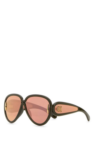 Армейские зеленые ацетатные солнцезащитные очки LOEWE (LW40132I65) Армейские зеленые ацетатные солнцезащитные очки LOEWE (LW40132I65)