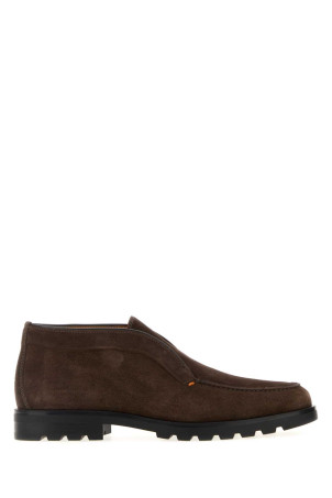 Коричневые замшевые слипоны Desert SANTONI (MGDC17823NEOBSEY) Коричневые замшевые слипоны Desert SANTONI (MGDC17823NEOBSEY)