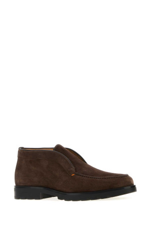 Коричневые замшевые слипоны Desert SANTONI (MGDC17823NEOBSEY) Коричневые замшевые слипоны Desert SANTONI (MGDC17823NEOBSEY)