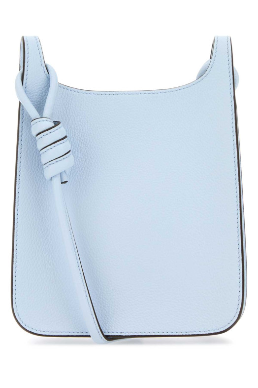 Светло-голубая кожаная сумка через плечо Mini Himmel Hobo MCM (MWHESAC01) Светло-голубая кожаная сумка через плечо Mini Himmel Hobo MCM (MWHESAC01)