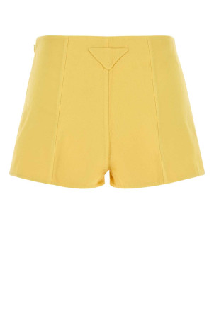 Yellow cotton shorts PRADA (P280ISOOO16L5) Yellow cotton shorts PRADA (P280ISOOO16L5)