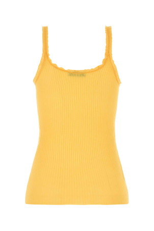 Yellow cotton tank top PRADA (P29B82SOOO17LA) Yellow cotton tank top PRADA (P29B82SOOO17LA)