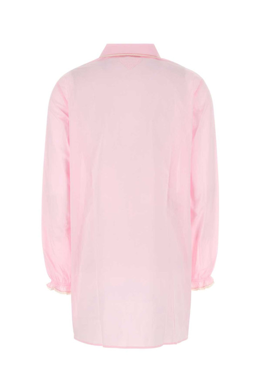 Pink cotton blouse PRADA (P451IRSOOO17GK)