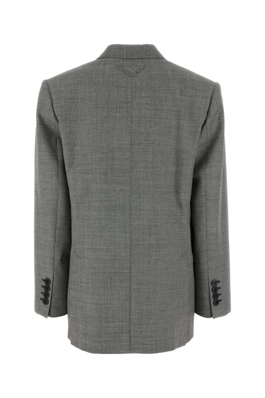 Grey wool blazer PRADA (P541PSOOO16VE) Grey wool blazer PRADA (P541PSOOO16VE)