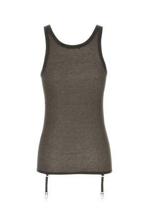 Майка з суміші віскози та бавовни LEMAIRE (TO1367LK1017)