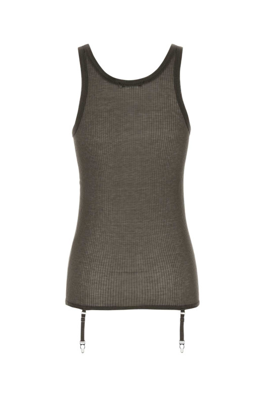 Майка из смеси вискозы и хлопка LEMAIRE (TO1367LK1017) Майка из смеси вискозы и хлопка LEMAIRE (TO1367LK1017)