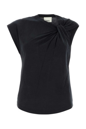 Черная хлопковая футболка Nayda ISABEL MARANT (TS0175FAA1N41I) Черная хлопковая футболка Nayda ISABEL MARANT (TS0175FAA1N41I)