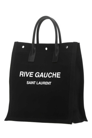 Black canvas Rive Gauche shopping bag SAINT LAURENT (632539FAAVR)