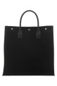 Black canvas Rive Gauche shopping bag SAINT LAURENT (632539FAAVR)