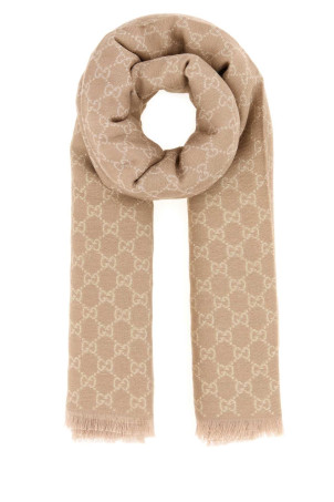 Embroidered wool blend scarf GUCCI (8452433GC46)