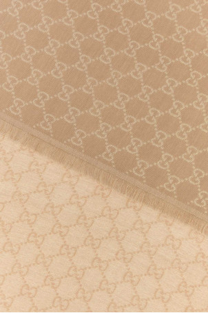 Embroidered wool blend scarf GUCCI (8452433GC46)