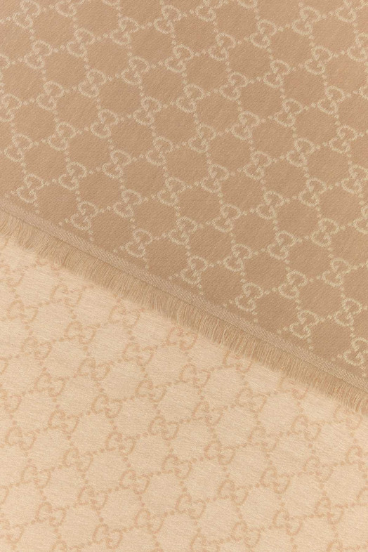 Embroidered wool blend scarf GUCCI (8452433GC46)