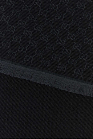 Вишитий вовняний шарф GUCCI (8485073G200)