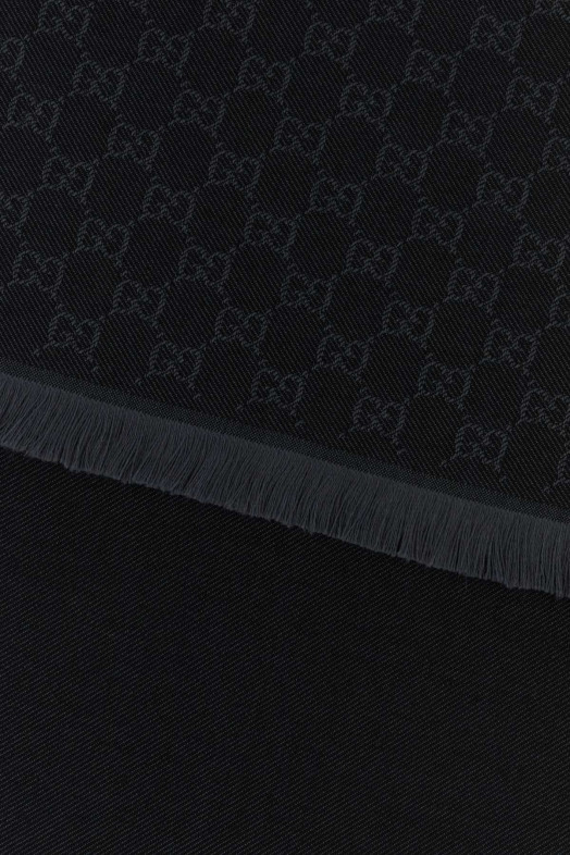 Embroidered wool scarf GUCCI (8485073G200)