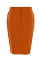 Orange stretch viscose blend skirt SAINT LAURENT (852654Y5J19)