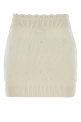 Белая мини-юбка из шерстяной смеси Бежевый CHLOE (CH25WMJ06590) CHLOÉ Белая мини-юбка из шерстяной смеси Бежевый CHLOE (CH25WMJ06590) CHLOÉ