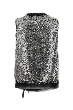 Embellished polyester Tahina vest ISABEL MARANT (GI0064FAC4J10I)