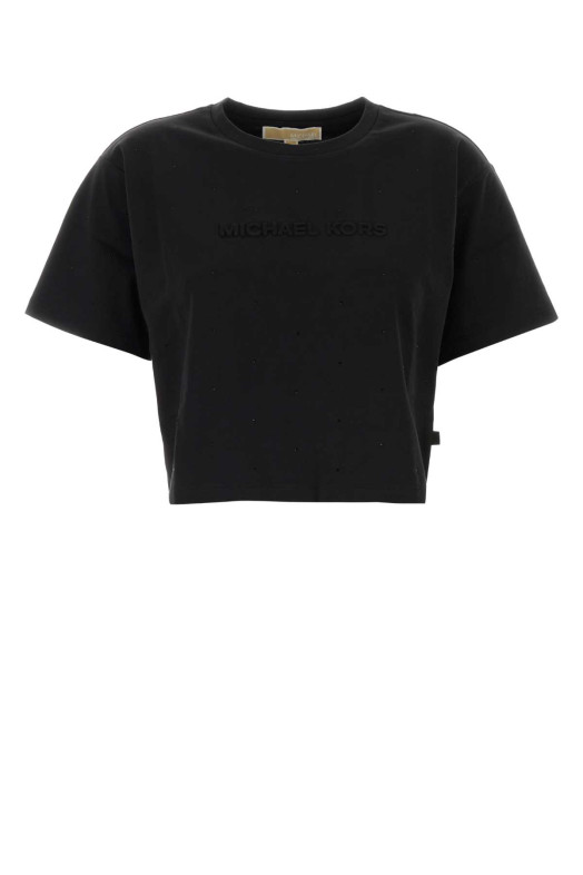 Black cotton t-shirt Black MICHAEL BY MICHAEL KORS (MF551TR2ZU) Black cotton t-shirt Black MICHAEL BY MICHAEL KORS (MF551TR2ZU)