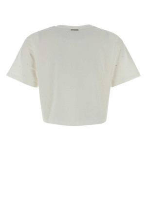 White cotton t-shirt White MICHAEL BY MICHAEL KORS (MF551TR2ZU) White cotton t-shirt White MICHAEL BY MICHAEL KORS (MF551TR2ZU)