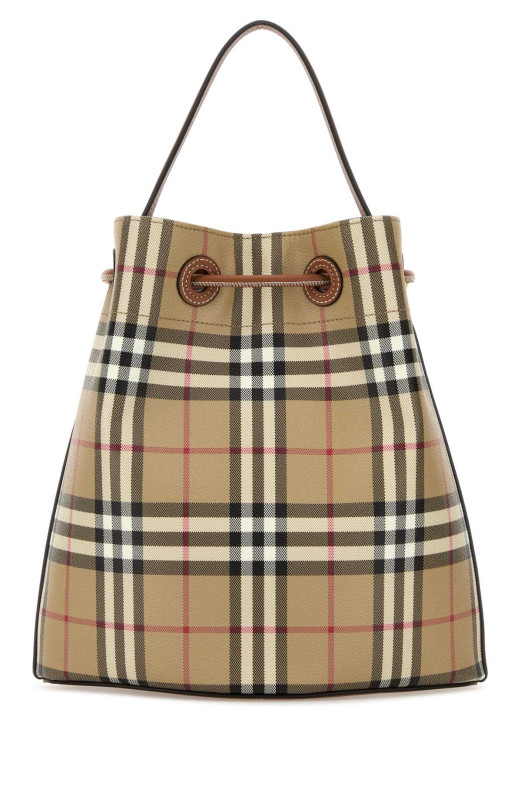 Сумка-ведро с принтом в клетку BURBERRY (8100490) Сумка-ведро с принтом в клетку BURBERRY (8100490)