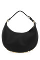 Black leather small Fendigraphy handbag FENDI (8BR798A5DY)