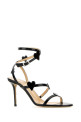 Black leather Petit Coeur sandals Black MACH&MACH (PF24S074785PATBLK) Black leather Petit Coeur sandals Black MACH&MACH (PF24S074785PATBLK)