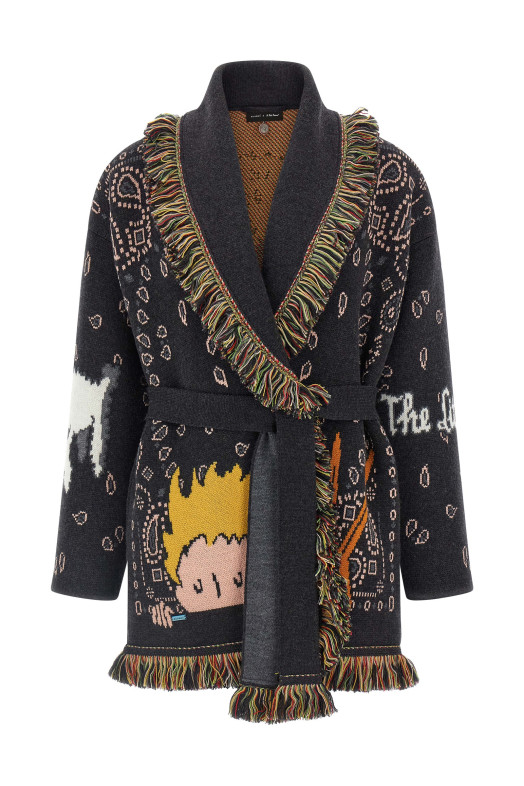 'Collab The Little Prince' cardigan Gray 'Collab The Little Prince' cardigan Gray