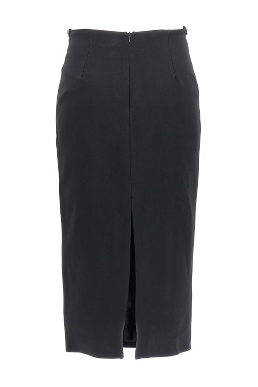 Юбка с вышивкой «Пуфферный круг» Черная DAVID KOMA (SS23DK50SBLACKSILVER) Юбка с вышивкой «Пуфферный круг» Черная DAVID KOMA (SS23DK50SBLACKSILVER)