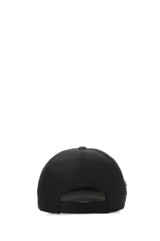Black nylon baseball cap Black PRADA (1HC2742DMI)