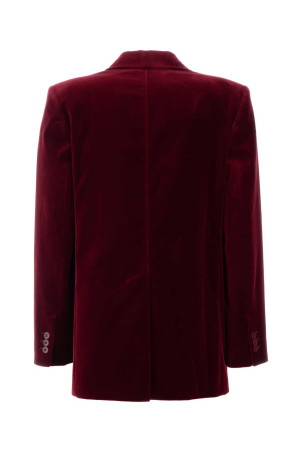 Красный блейзер из эластичного бархата Tiziano Multicolor MM STUDIO (2426046032600) MAX MARA STUDIO Красный блейзер из эластичного бархата Tiziano Multicolor MM STUDIO (2426046032600) MAX MARA STUDIO