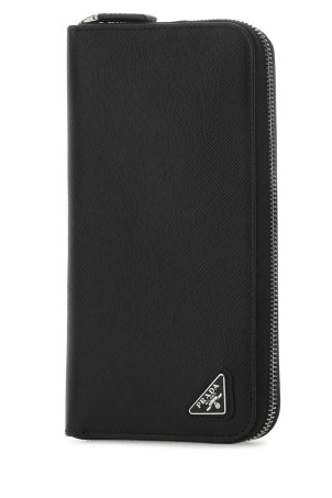 Black leather wallet Black PRADA (2ML317QHH)