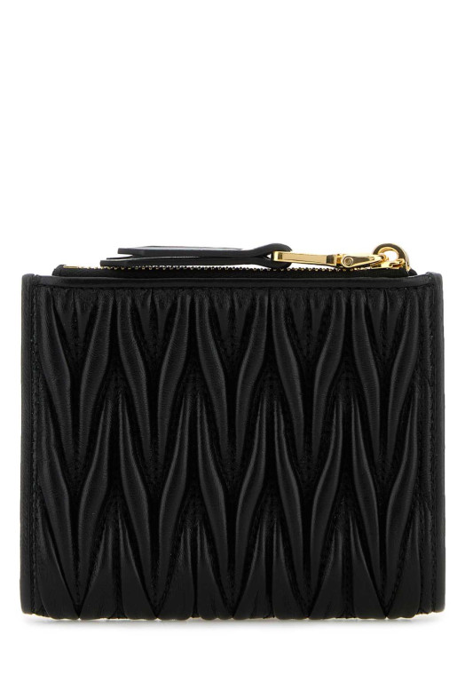Black leather wallet Black MIU MIU (5ML024AFPP) Black leather wallet Black MIU MIU (5ML024AFPP)
