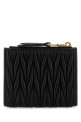 Black leather wallet Black MIU MIU (5ML024AFPP) Black leather wallet Black MIU MIU (5ML024AFPP)