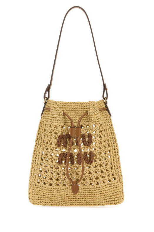 Raffia shoulder bag MIU MIU (5ND0162DO1) Raffia shoulder bag MIU MIU (5ND0162DO1)