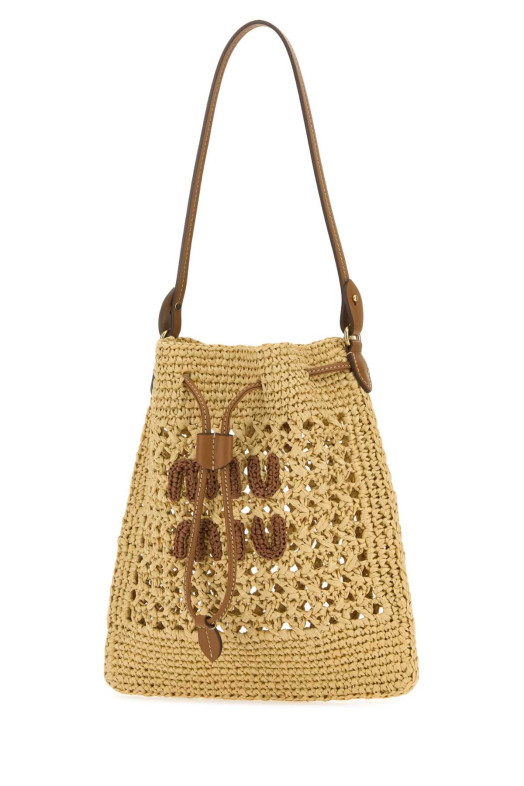 Raffia shoulder bag MIU MIU (5ND0162DO1) Raffia shoulder bag MIU MIU (5ND0162DO1)