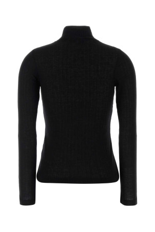 Чорний топ із суміші ліоцелю MAISON KITSUNE (PW00600KJ7032)