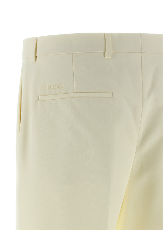 Tailored trousers White