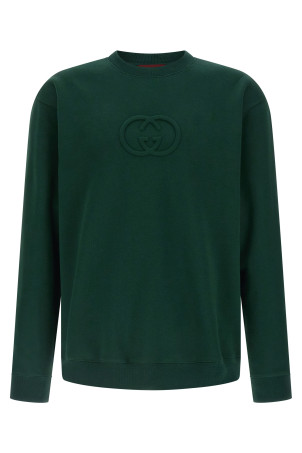 'Incrocio GG' sweatshirt Green 'Incrocio GG' sweatshirt Green