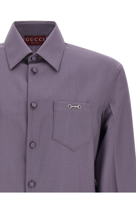 Horsebit shirt Purple Horsebit shirt Purple