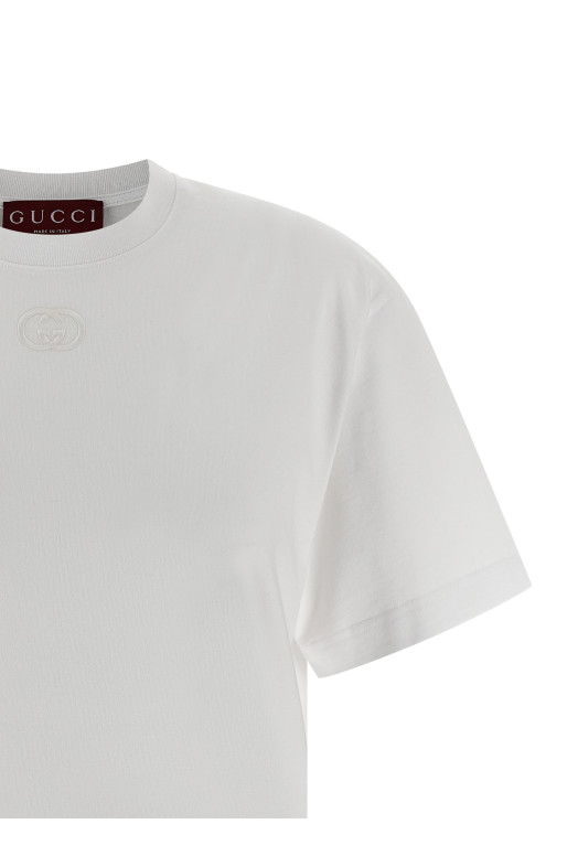 Футболка «Incrocio GG» білого кольору 837959XJHJR9692