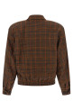 Wool bomber jacket Brown