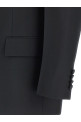 Double-breasted technical Panama blazer Black Double-breasted technical Panama blazer Black