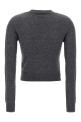 'Charcoal Blue Rose Jumper' sweater Gray