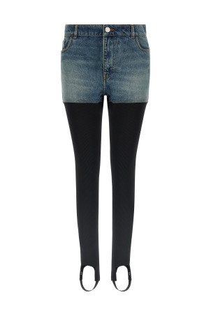 'Hybrid Rib Denim' pants Multicolor 'Hybrid Rib Denim' pants Multicolor