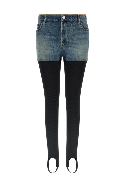 'Hybrid Rib Denim' pants Multicolor 'Hybrid Rib Denim' pants Multicolor