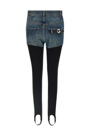 'Hybrid Rib Denim' pants Multicolor 'Hybrid Rib Denim' pants Multicolor