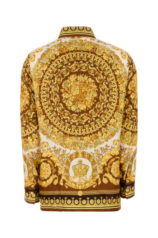 Printed silk shirt VERSACE (10013601A15215)