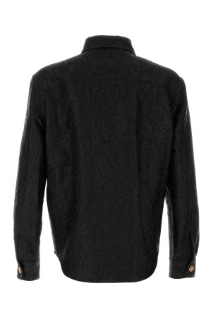 Black jacquard shirt VERSACE (10174131A15785) Black jacquard shirt VERSACE (10174131A15785)