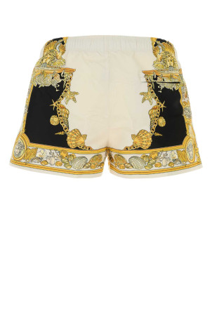 Плиссированные плавки из полиэстера VERSACE (10188831A15164) Плиссированные плавки из полиэстера VERSACE (10188831A15164)