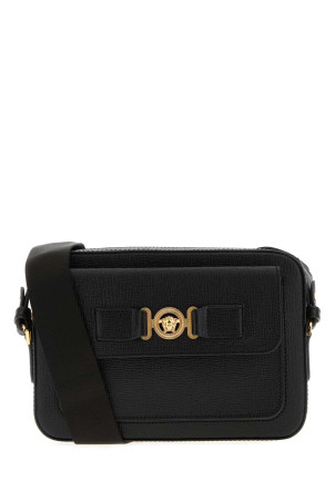 Чорна шкіряна сумка через плече VERSACE (10202271A10544) Чорна шкіряна сумка через плече VERSACE (10202271A10544)